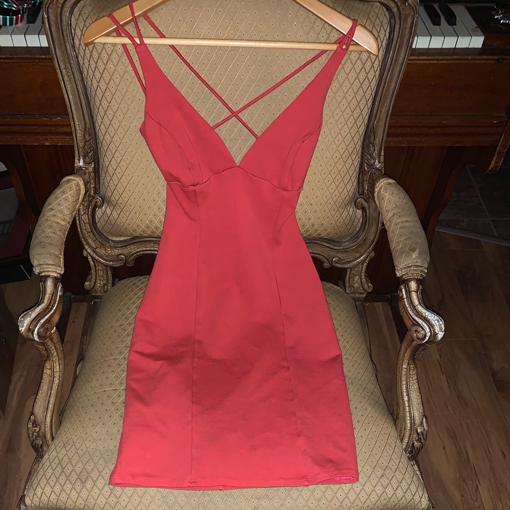 Sexy strappy pencil dress